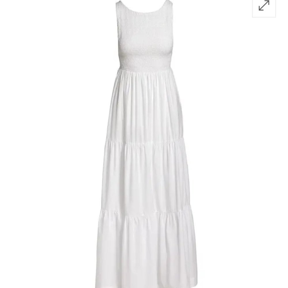 SWF Smocked Low Back Maxi Dress size L